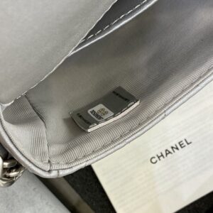 Túi Chanel Logo Scarf Đeo Chéo Siêu Cấp 14,5x11x3,3cm (1)