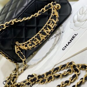 Túi Chanel Vanity Case Màu Đen Siêu Cấp 18cm (2)