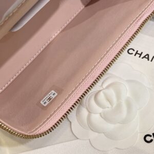 Túi Chanel Vanity Case Màu Hồng Siêu Cấp 18cm (2)