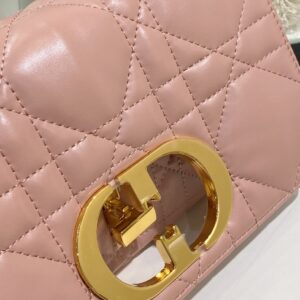 Túi Dior Caro Màu Hồng Nude Siêu Cấp 20cm (2)