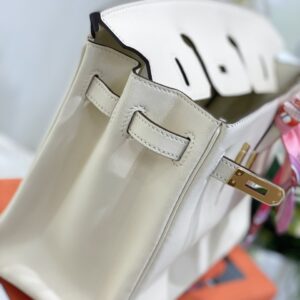 Túi Hermes Birkin Epsom Siêu Cấp Màu Trắng 25cm (2)