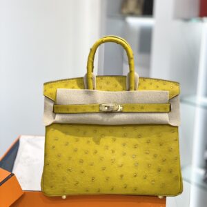 Túi Hermes Birkin Khâu Tay Màu Vàng Siêu Cấp Vip (9)