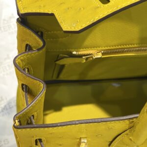 Túi Hermes Birkin Khâu Tay Màu Vàng Siêu Cấp Vip (9)