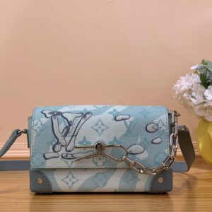 Túi Louis Vuitton Đeo Chéo Màu Xanh Siêu Cấp 18x11x6 (2)