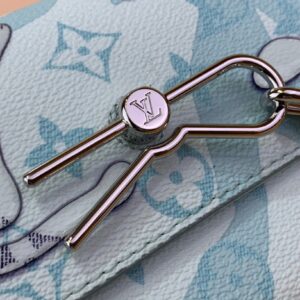 Túi Louis Vuitton Đeo Chéo Màu Xanh Siêu Cấp 18x11x6 (2)