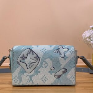 Túi Louis Vuitton Đeo Chéo Màu Xanh Siêu Cấp 18x11x6 (2)