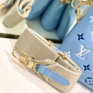 Túi Louis Vuitton LV Coussin BM Siêu Cấp Màu Xanh 27cm (2)