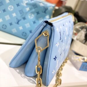 Túi Louis Vuitton LV Coussin BM Siêu Cấp Màu Xanh 27cm (2)