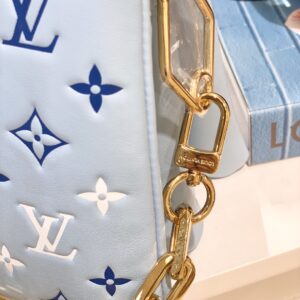 Túi Louis Vuitton LV Coussin BM Siêu Cấp Màu Xanh 27cm (2)