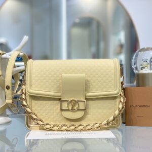 Túi Louis Vuitton LV Mini Dauphine Siêu Cấp Màu Vàng 20cm (2)