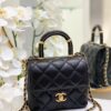 Túi Xách Chanel Mini Flap Bag Siêu Cấp Màu Đen 15x18cm (2)