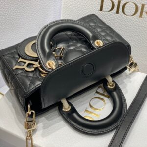 Túi Xách Dior D-Joy Mini Bag Màu Đen Siêu Cấp Da Mịn 16.5x6x10 (1)