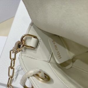 Túi Xách Dior D-Joy Mini Bag Màu Trắng Siêu Cấp Da Mịn 16.5x6x10 (1)