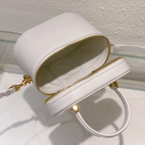 Túi Xách Dior Vanity Signature Siêu Cấp Màu Trắng (1)