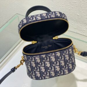 Túi Xách Dior Vanity Signature Siêu Cấp Vải Canvas (2)