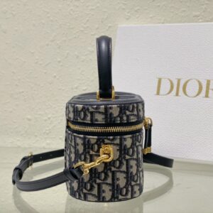 Túi Xách Dior Vanity Signature Siêu Cấp Vải Canvas (2)
