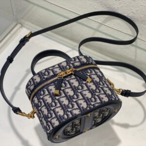 Túi Xách Dior Vanity Signature Siêu Cấp Vải Canvas (2)