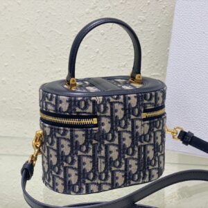 Túi Xách Dior Vanity Signature Siêu Cấp Vải Canvas (2)