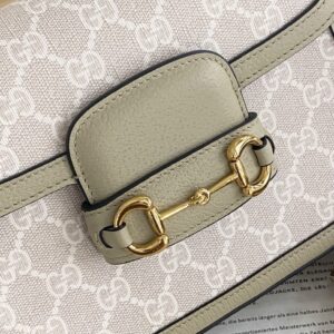 Túi Xách Gucci Horsebit 1955 Màu Nude Siêu Cấp 21-25cm