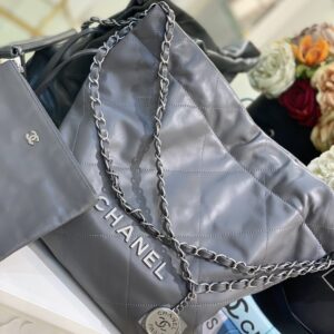 Túi Xách Hàng Hiệu Nữ Chanel Tote Super Màu Xám 35cm (2)