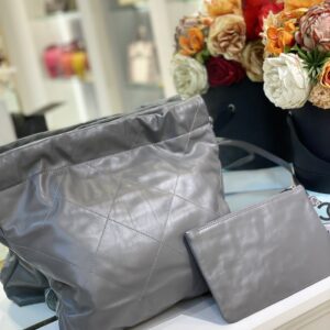 Túi Xách Hàng Hiệu Nữ Chanel Tote Super Màu Xám 35cm (2)