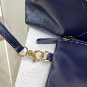 Túi Xách Hàng Hiệu Nữ Chanel Tote Super Màu Xanh Dương 35cm (10)