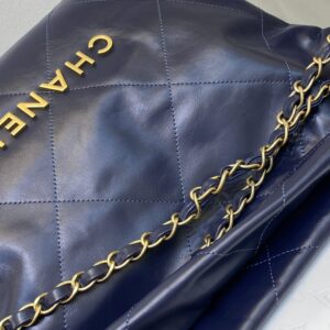 Túi Xách Hàng Hiệu Nữ Chanel Tote Super Màu Xanh Dương 35cm (10)