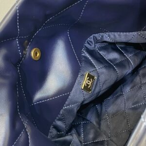 Túi Xách Hàng Hiệu Nữ Chanel Tote Super Màu Xanh Dương 35cm (10)