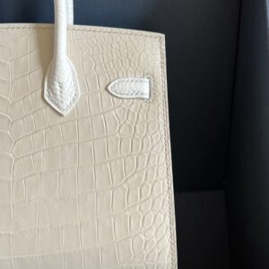 Túi Xách Hermes Birkin Faubourg Da Cá Sấu Mỹ Khâu Tay Siêu Cấp 11 20cm (10)