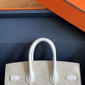 Túi Xách Hermes Birkin Faubourg Da Cá Sấu Mỹ Khâu Tay Siêu Cấp 11 20cm (10)