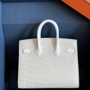 Túi Xách Hermes Birkin Faubourg Da Cá Sấu Mỹ Khâu Tay Siêu Cấp 11 20cm (10)