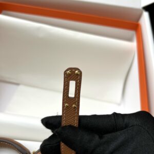 Túi Xách Hermes Kelly Siêu Cấp Màu Nâu 19cm (2)