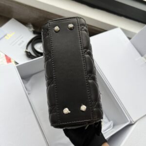 Túi Xách Lady Dior Mini Bag Siêu Cấp Màu Đen 17cm (1)