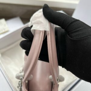 Túi Xách Lady Dior Mini Bag Siêu Cấp Màu Hồng Phấn 17cm