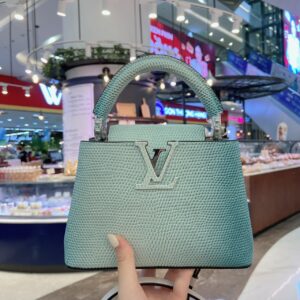 Túi Xách Louis Vuitton LV Capuchines Da Bò Dập Vân Kỳ Nhông (1)