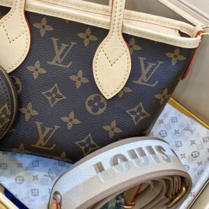 Túi Xách Louis Vuitton LV Neverfull MM Monogram Canvas Siêu Cấp 24x9x14cm (2)
