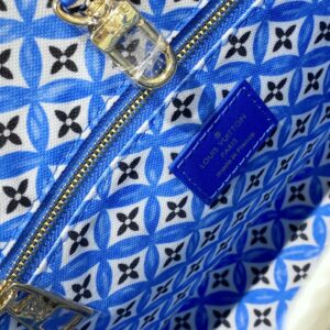 Túi Xách Louis Vuitton LV On The Go Siêu Cấp Màu Xanh 25cm (2)