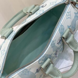 Túi Xách Louis Vuitton LV Trống Siêu Cấp Màu Xanh Dương 25cm