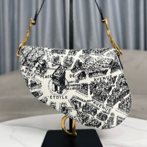 Túi Xách Nữ Cao Cấp Dior Yên Ngựa Siêu Cấp 25x20x6cm (1)