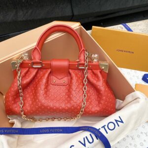 Túi Xách Nữ Hàng Hiệu Louis Vuitton Màu Đỏ Siêu Cấp 28cm (1)