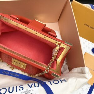 Túi Xách Nữ Hàng Hiệu Louis Vuitton Màu Đỏ Siêu Cấp 28cm (1)