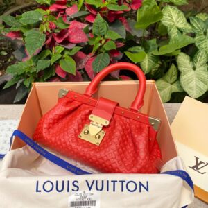 Túi Xách Nữ Hàng Hiệu Louis Vuitton Màu Đỏ Siêu Cấp 28cm (1)