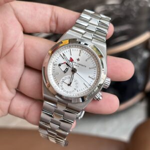 Vacheron Constantin Overseas Dual Time 7900V Mặt Trắng Rep 11 41mm (7)