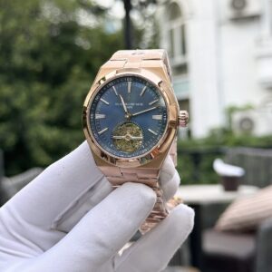 Vacheron Constantin Overseas Tourbillon 6000V Rose Gold Mặt Xanh 42 (1)