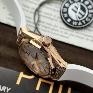 Hublot Classic Fusion Orlinski King Gold Full Diamonds Màu Trắng 40mm