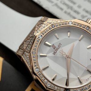 Hublot Classic Fusion Orlinski King Gold Full Diamonds Màu Trắng 40mm