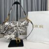 Túi Nữ Dior Saddle Siêu Cấp Bộ Khóa Vàng Sáng Bóng 25x20x6.5cm