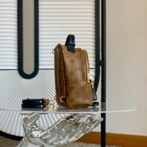 Balo Nữ Louis Vuitton LV mini Siêu Cấp Họa Tiết Hoa Mono 17x22cm