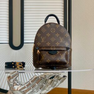 Balo Nữ Louis Vuitton LV mini Cao Cấp Họa Tiết Da Mềm 17x22cm