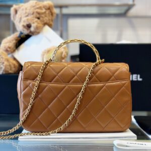 Túi Nữ Chanel Handle Siêu Cấp Quai Cầu Vồng 22x21cm